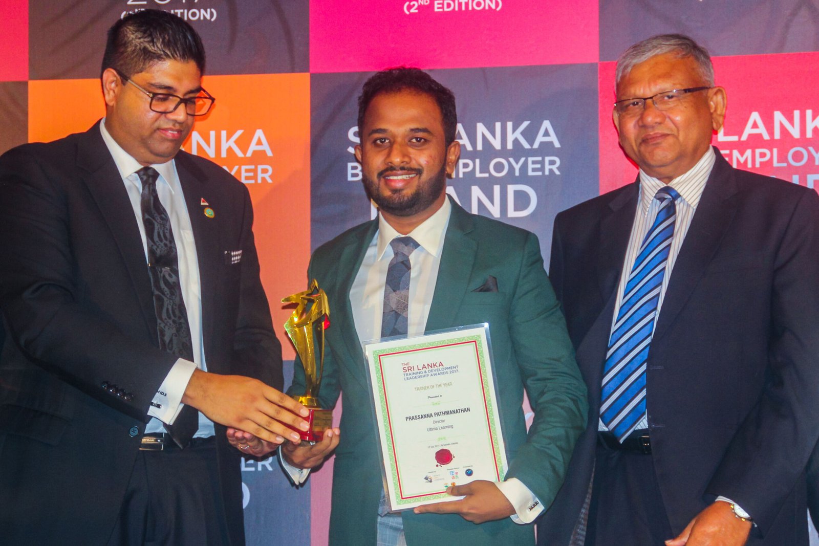 Trainer of the year award for 2017