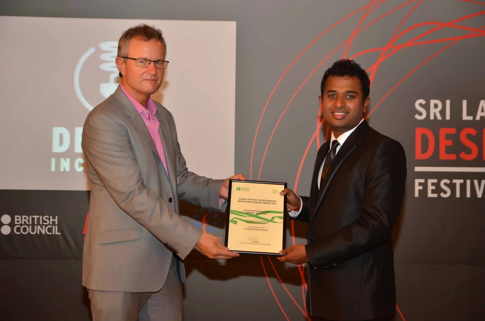 Young Creative Entreprenuer Of The Year for 2012