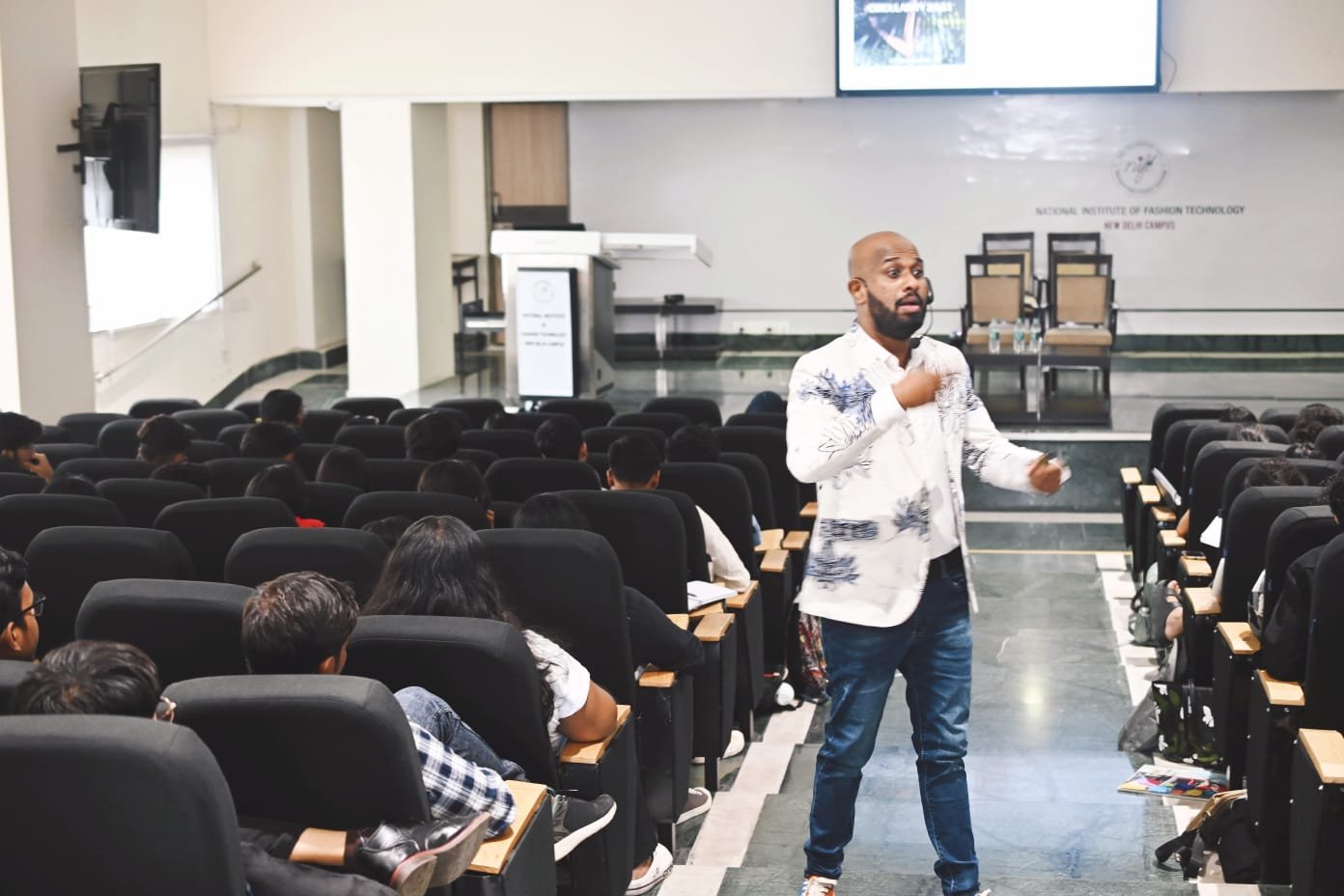 Guest speaker at National Institute of Fashion Technology (NIFT) Delhi